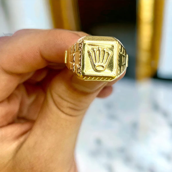 ANILLO EN ORO LAMINADO NACIONAL CON 5 AÑOS DE GARANTIA
