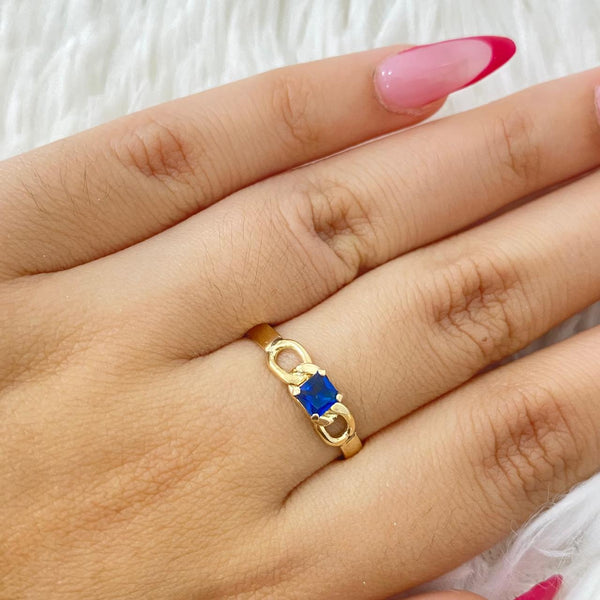 ANILLO MITAD CUBANO CIRCON