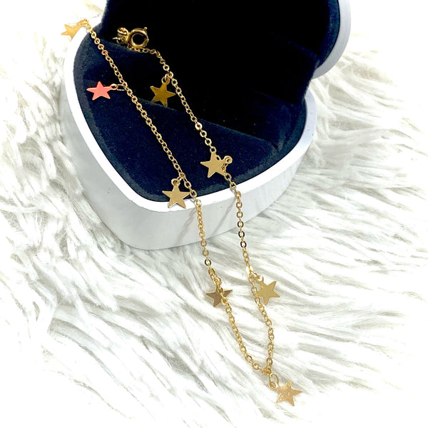TOBILLERA ARGOLLA ESTRELLAS