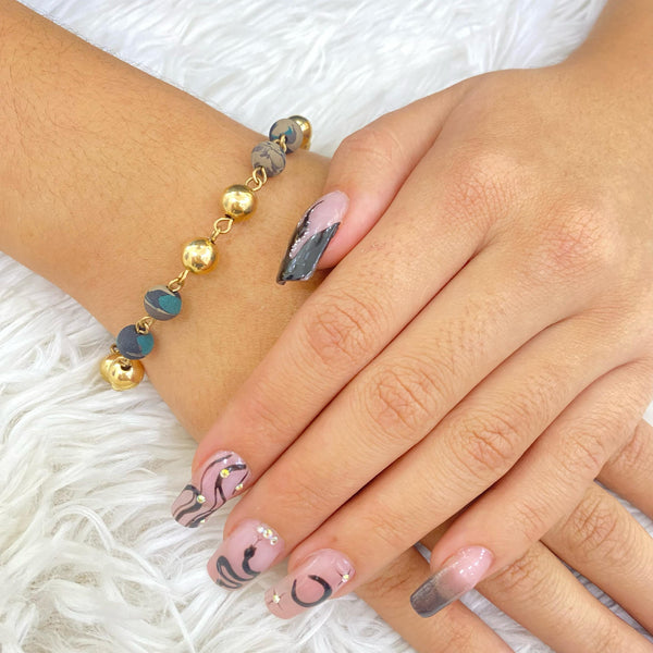 PULSERA ALAMBRE COMBINADA