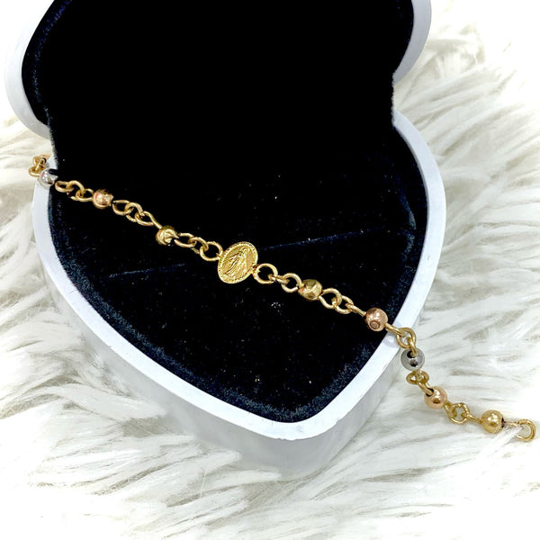 PULSERA ALAMBRE MEDALLA MILAGROSA