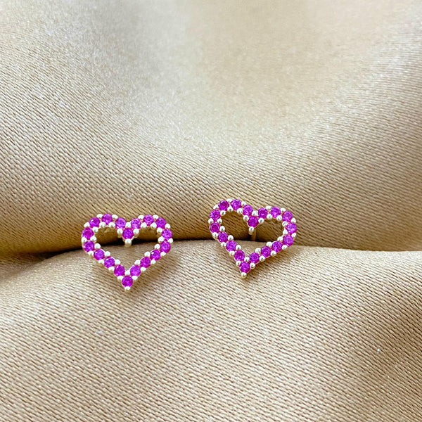 TOPO CORAZON MICROCIRCON MIX COLOR