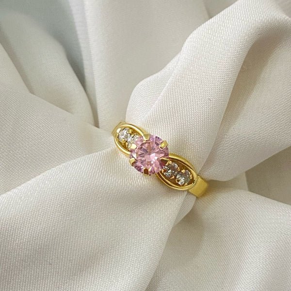 ANILLO CIRCON ROSA